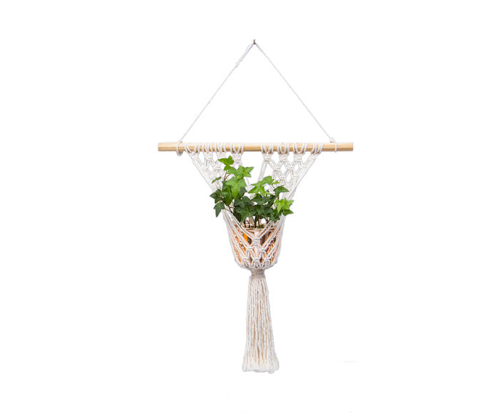 Hanger em Macram&ecirc; Plant Cru - image 1