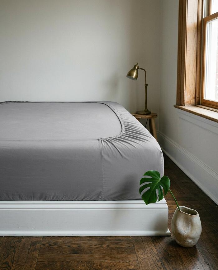 Len&ccedil;ol Elastico Prime Liso Grafite - image 1