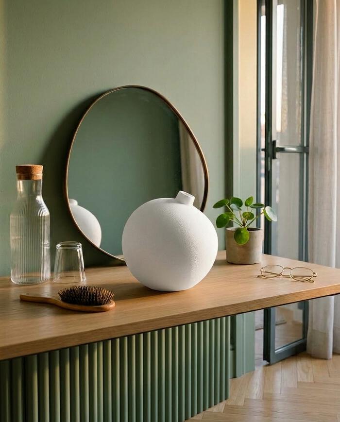 Vaso Decorativo Bege image number 2