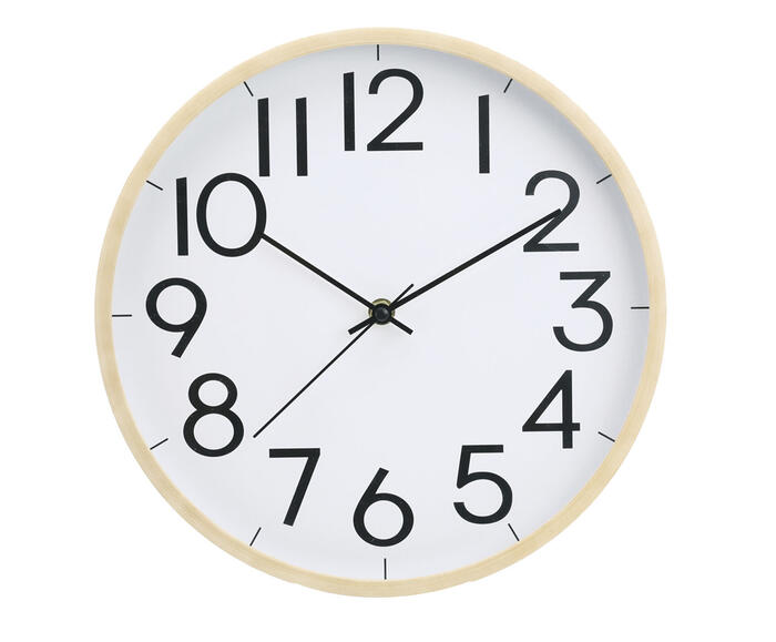 Rel&oacute;gio de Parede Num&eacute;rico Branco - image 0