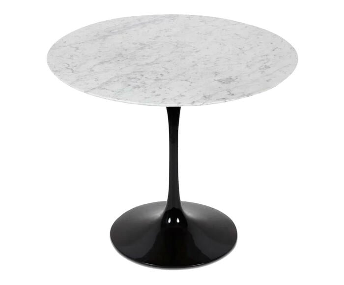 Mesa Saarinen Redonda Carrara Base Preta - image 0