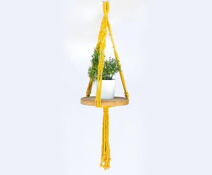 Hanger em Macram&ecirc; Shelf Plus image number 3