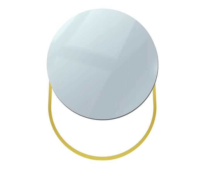 Espelho Pratic Circle Dourado - image 0