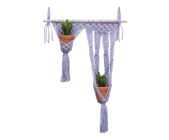 Wall Hanger em Macram&ecirc; Winter Lavanda - image 1