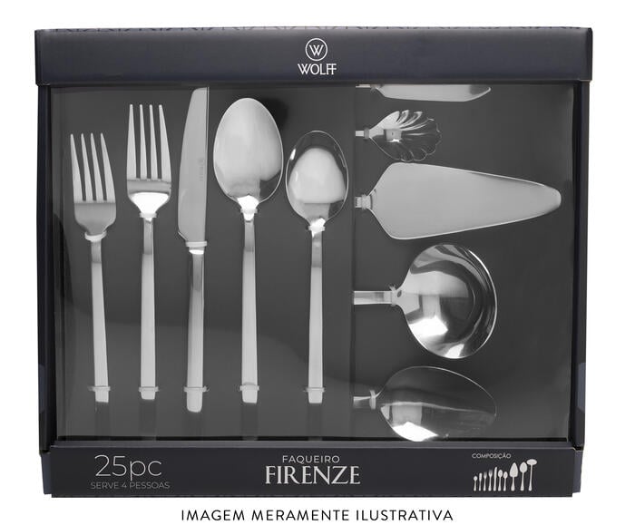 Faqueiro de A&ccedil;o Inox Firenze image number 3