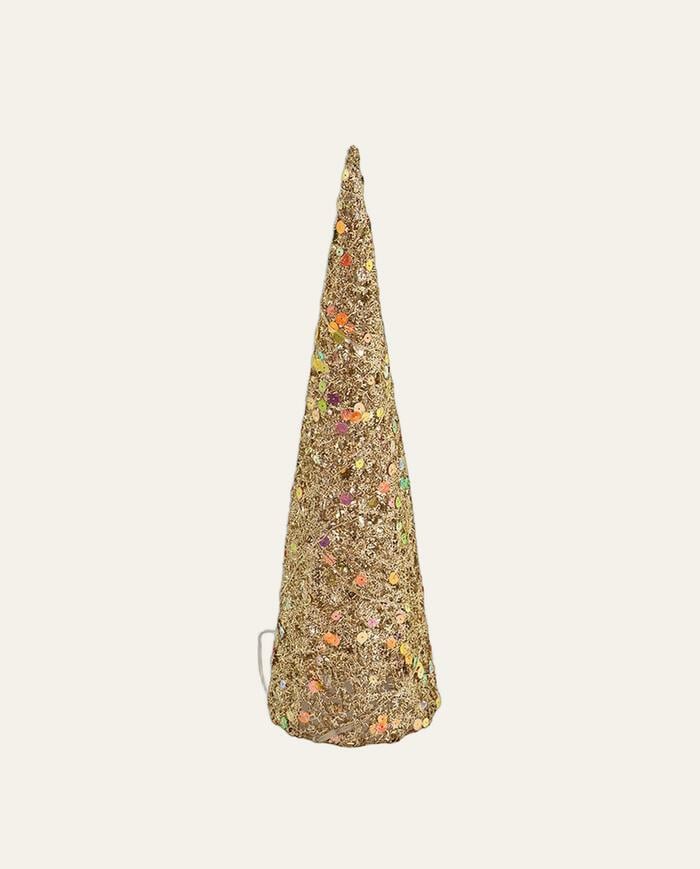 &Aacute;rvore de Natal Cone com Luz Paet&ecirc; - image 0