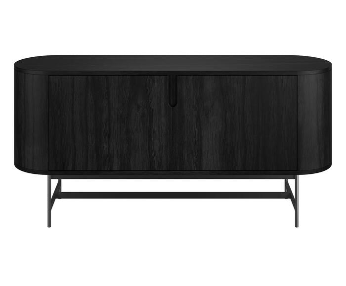 Buffet Curvo Evy &Eacute;bano e Preto - image 0