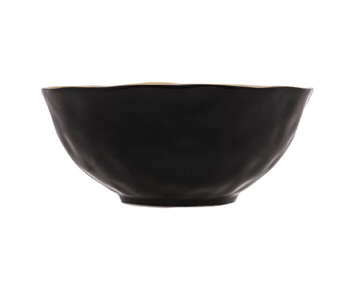 Bowl em Porcelana Dubai Preto e Dourado image number 5