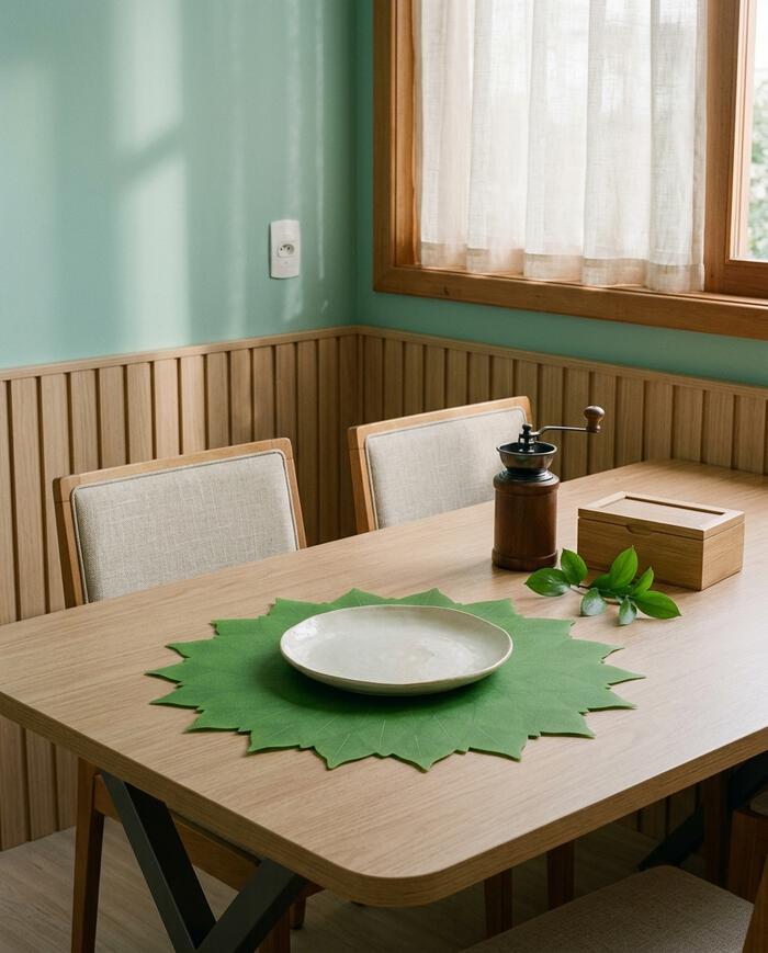 Lugar Americano Diam Folhas  - Verde image number 3