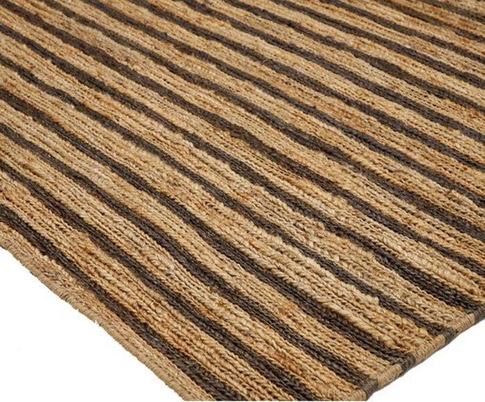 Tapete Strisce - Natural e Cinza - image 1