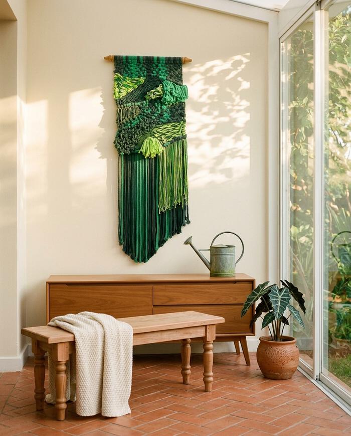 Painel Leaves Verde image number 2