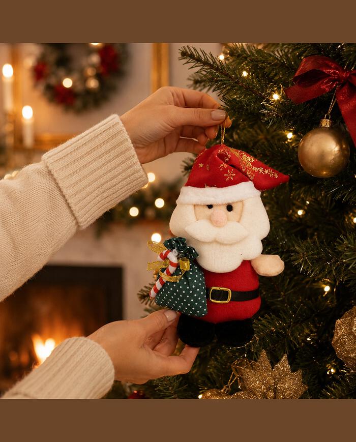 Boneco Papai Noel Mini Saco de Presentes image number 2