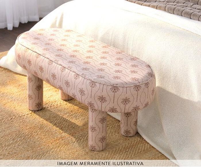 Puff Oval Bold Estampado - image 1