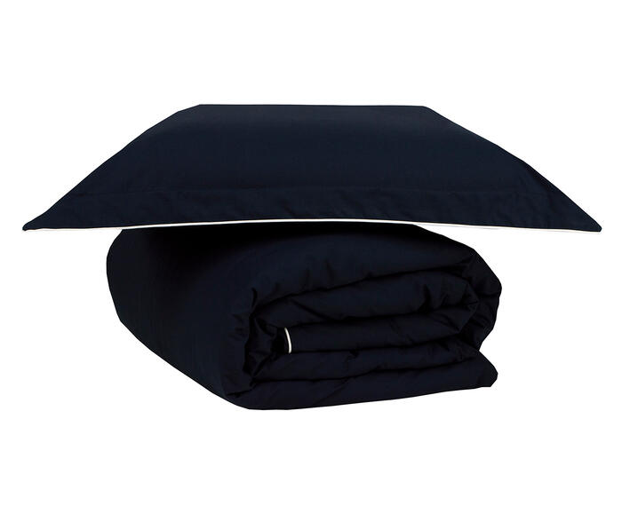 Jogo de Duvet com Fronha Eve Preto 200 Fios - Solteiro King Size - image 0