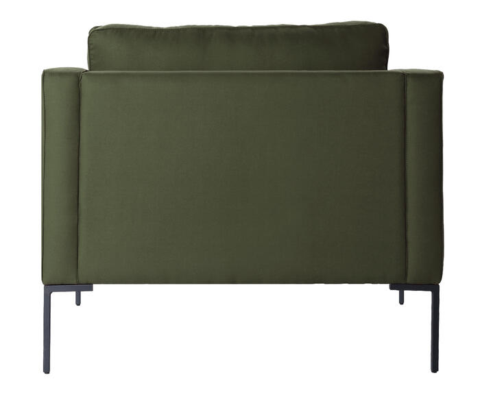 Poltrona Ettore em Tecido Verde image number 3
