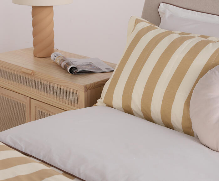 Duvet Listras Bold Areia 200 Fios image number 4