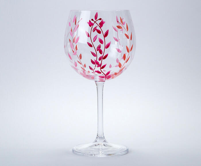 Ta&ccedil;a para Gin em Cristal La Vie En Rose - image 1