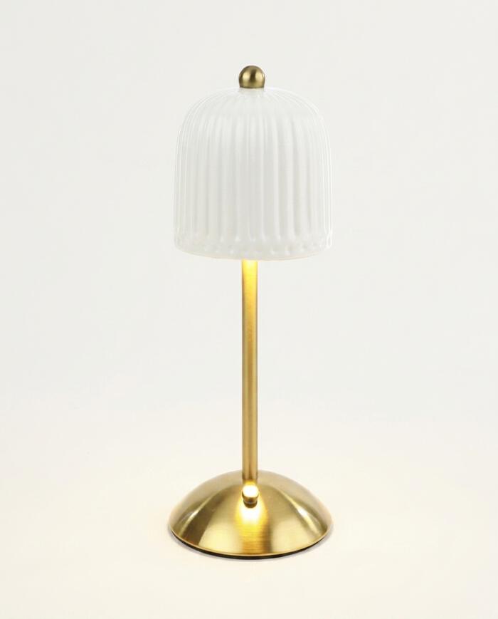 Lumin&aacute;ria de Mesa Rakin Dourado image number 2