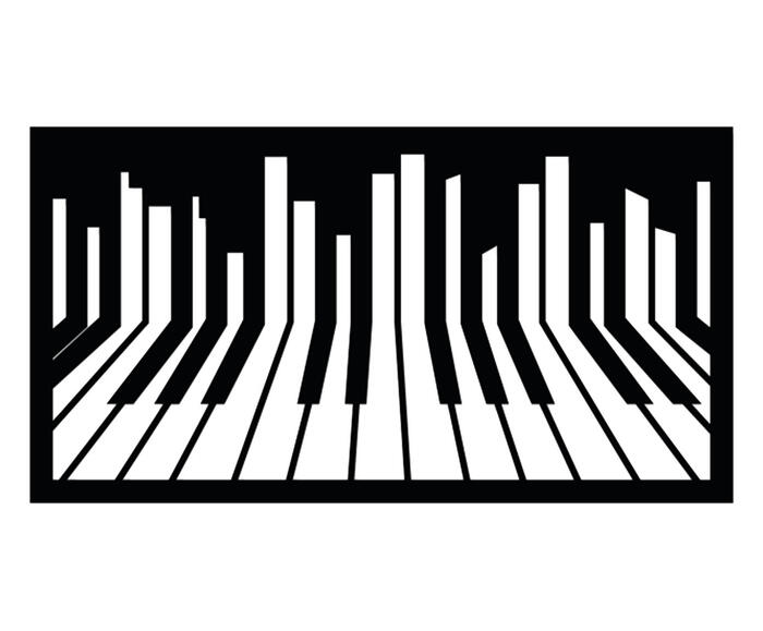 Quadro Vazado Piano - image 0