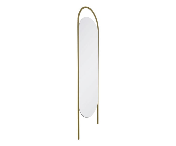 Espelho de Corpo Portal Fit Oblongo Dourado - image 1