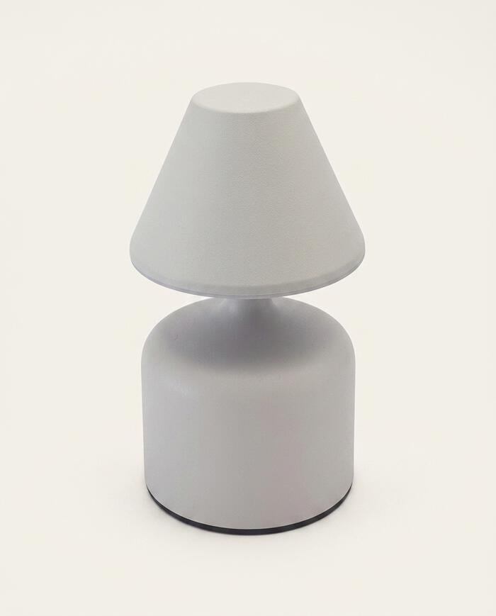 Abajur de Mesa LED Recarreg&aacute;vel Branco - image 0
