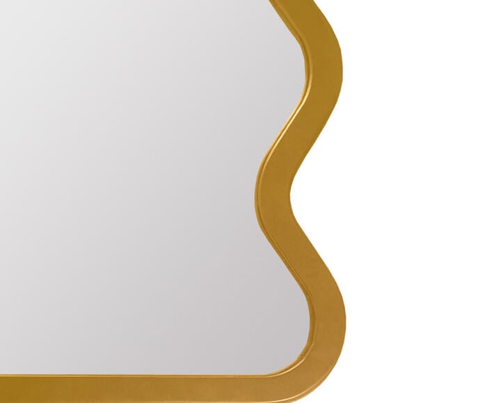 Espelho de Parede Wave Org&acirc;nico Dourado image number 3