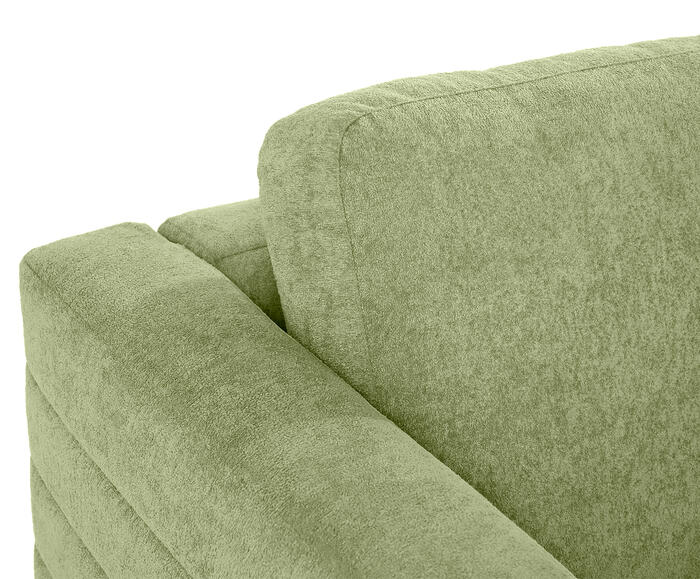 Poltrona Gom em Boucle aveludado image number 4