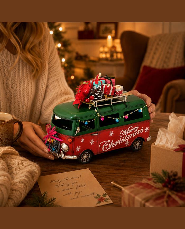 Kombi Natalina Decorativa Merry Christmas image number 2