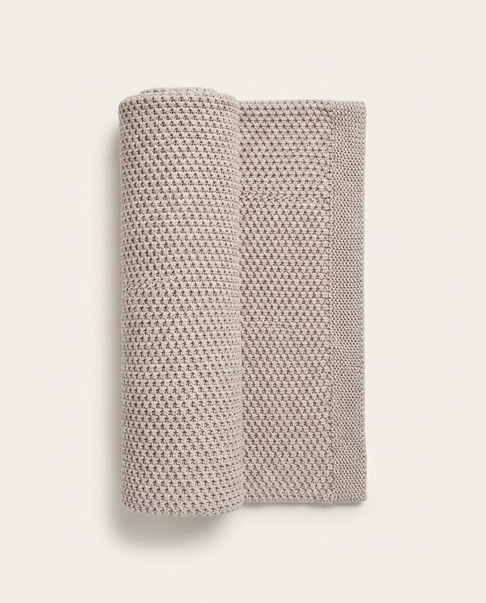Manta Tricot Yves Bege image number 3