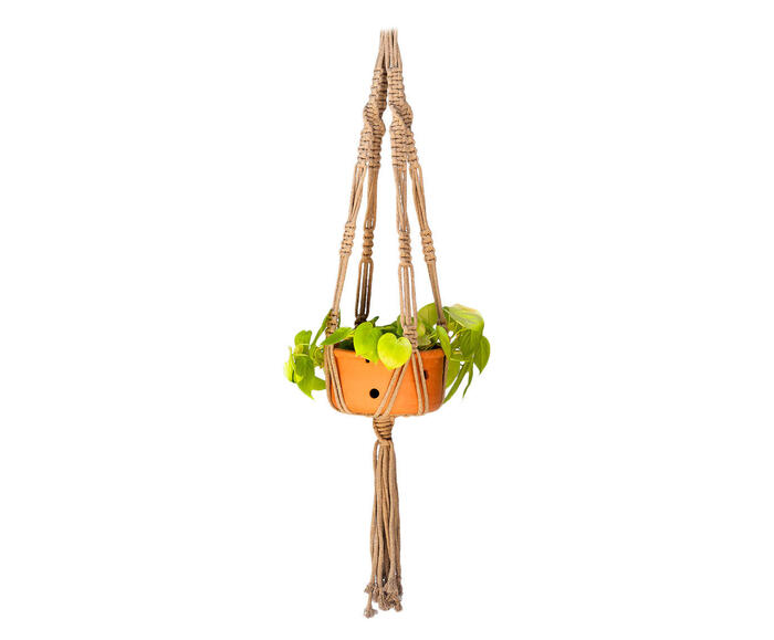 Hanger em Macram&ecirc; Mega Caramelo - image 0