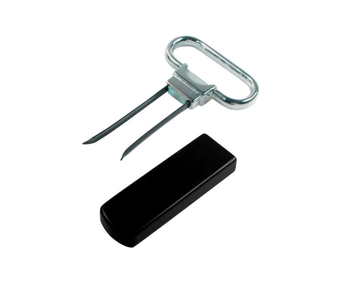 Saca-Rolhas em Inox Bilame - image 0