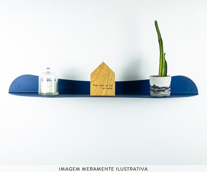 Prateleira Org&acirc;nica de A&ccedil;o Jo&aacute; Azul - image 1