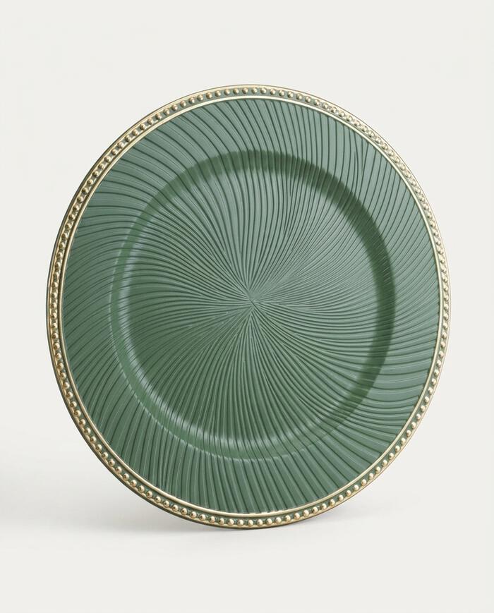 Sousplat Lines Verde image number 3