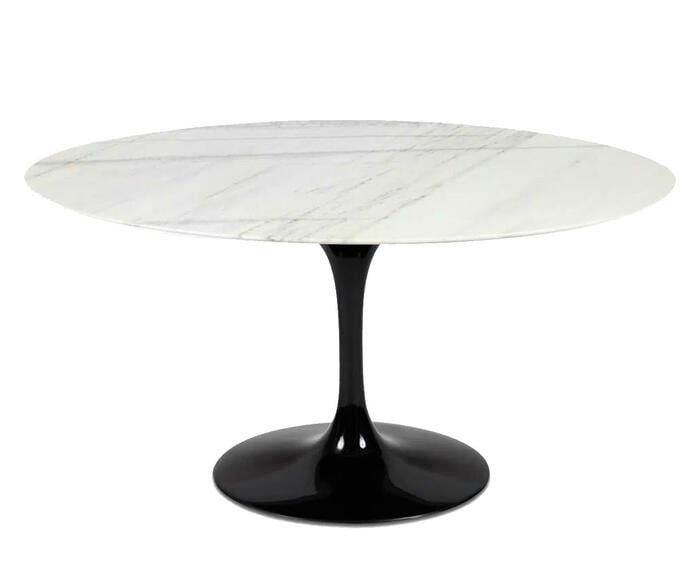 Mesa Saarinen Oval Espirito Santo Base Preta - image 0