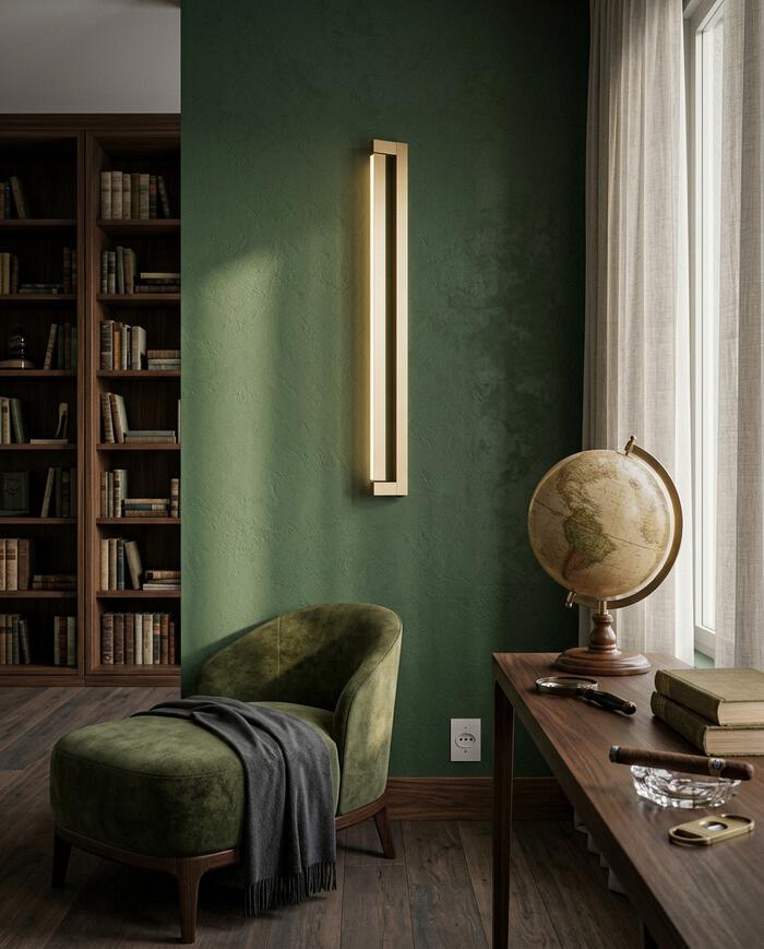 Arandela Led Lines Dourado Ono Bivolt image number 3