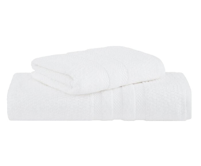 Jogo de Toalha de Banho Gigante Vanilla Extra Soft com Cinta Branco - image 0