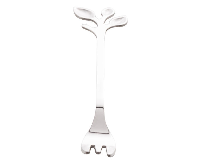 Jogo de Garfos para Aperitivo em Inox Leaves Prateado - image 1