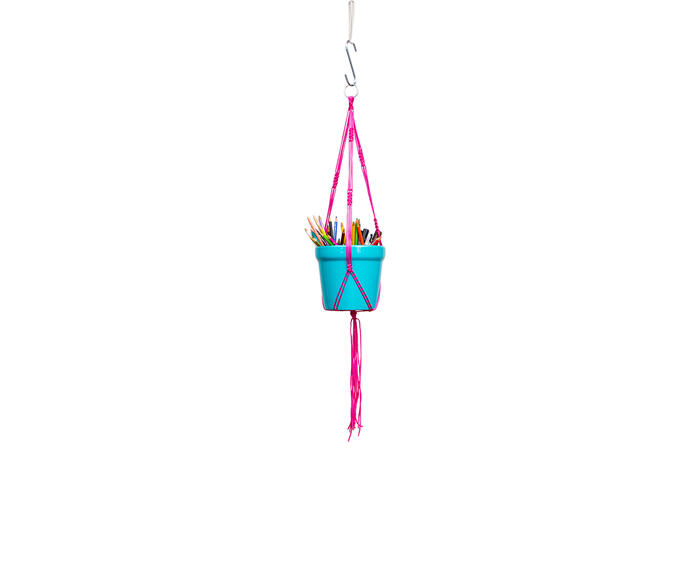 Hanger em Macram&ecirc; First Rosa - image 1
