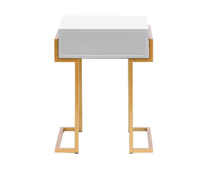Mesa de Cabeceira Glam - Branco image number 2