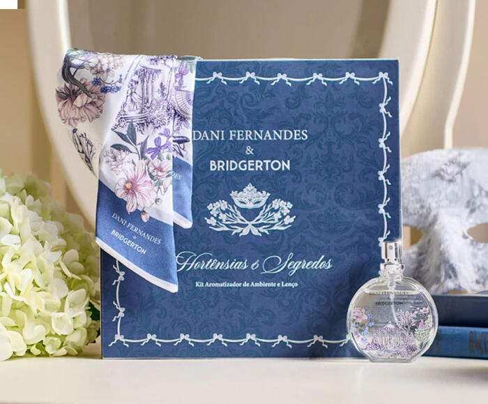 Jogo de Aromatizador e Len&ccedil;o Hort&ecirc;nsias e Segredos image number 3