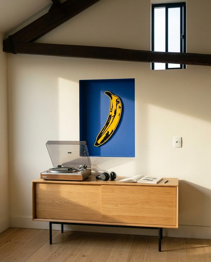 Escultura de Parede Banana Andy image number 3