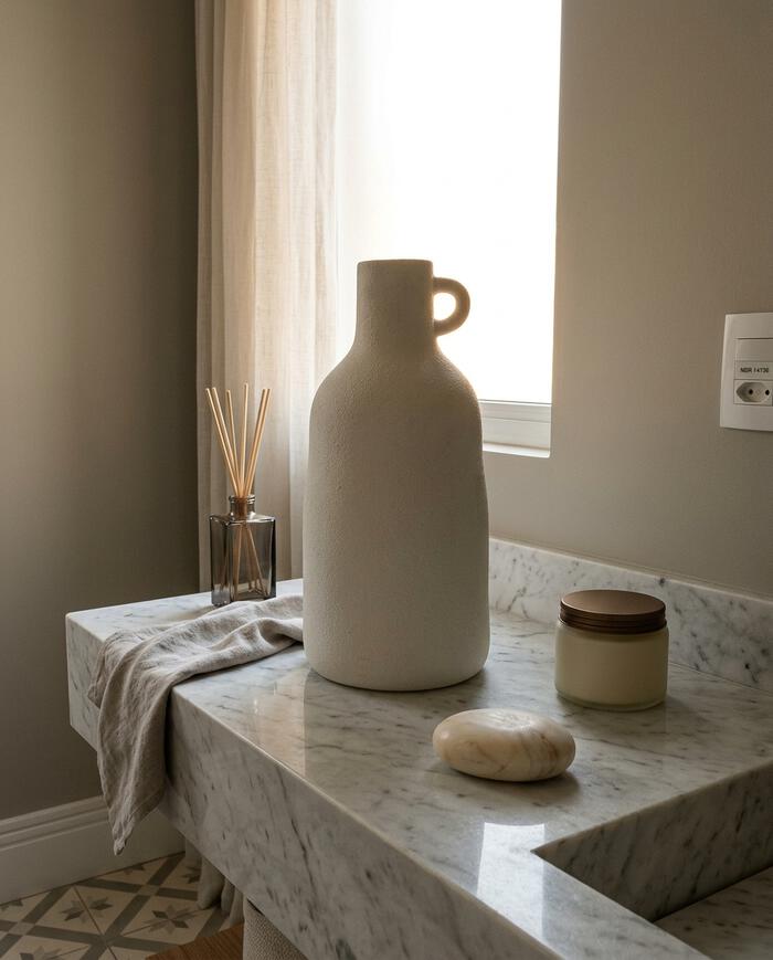 Vaso em Cer&acirc;mica Frigga - Off White image number 2