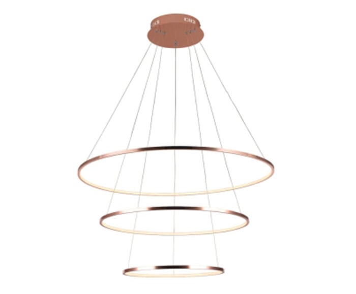 Pendente Birdie Ros&eacute; Gold e Branco Bivolt - image 0
