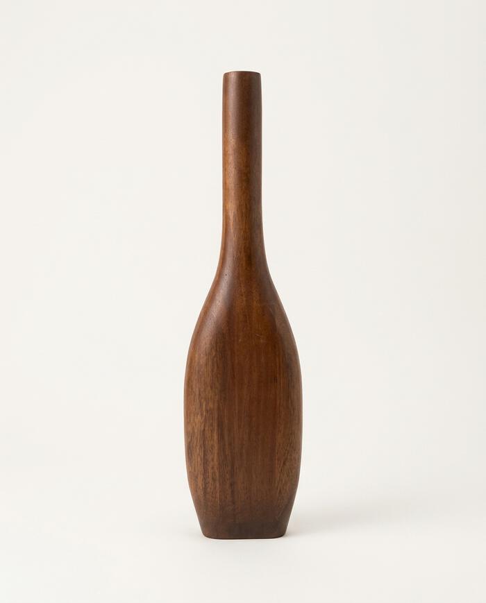 Vaso em Madeira Quatrine - Marrom Claro image number 4