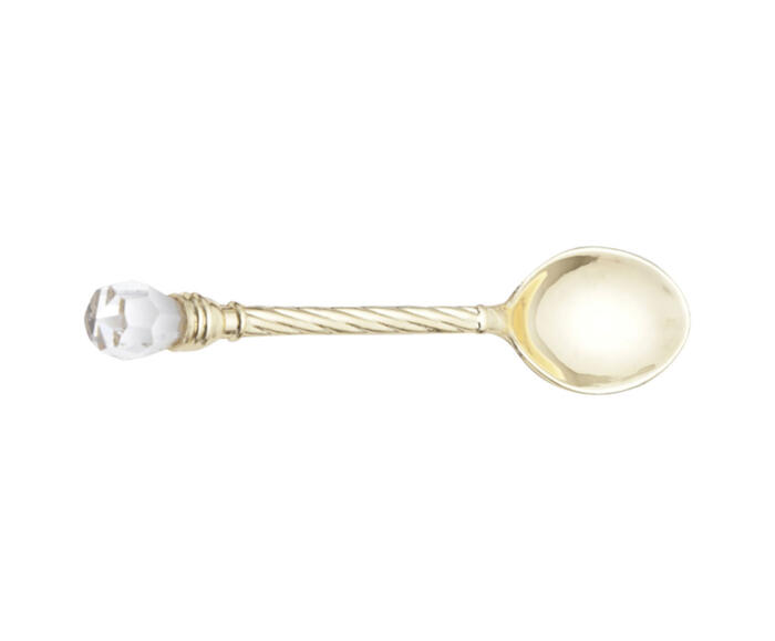 Jogo de Colheres para Caf&eacute; Crystal Dourado image number 2