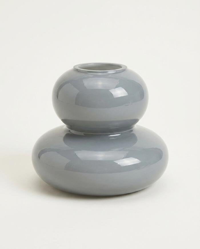 Vaso Decorativo Empiler Cinza - image 1