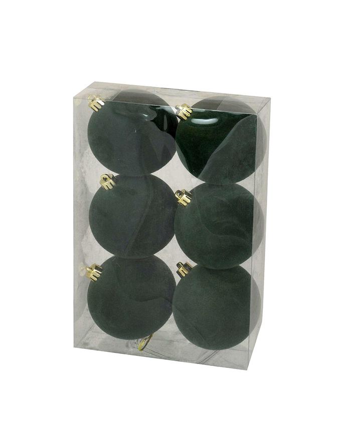 Jogo de Bolas Natalinas Basic Verde Fosco image number 3