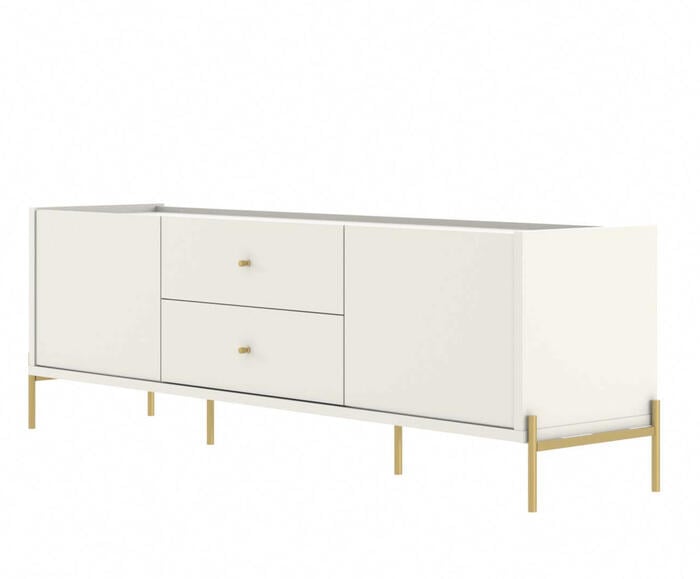 Rack Jasper - Off-White Fosco e Dourado - image 1