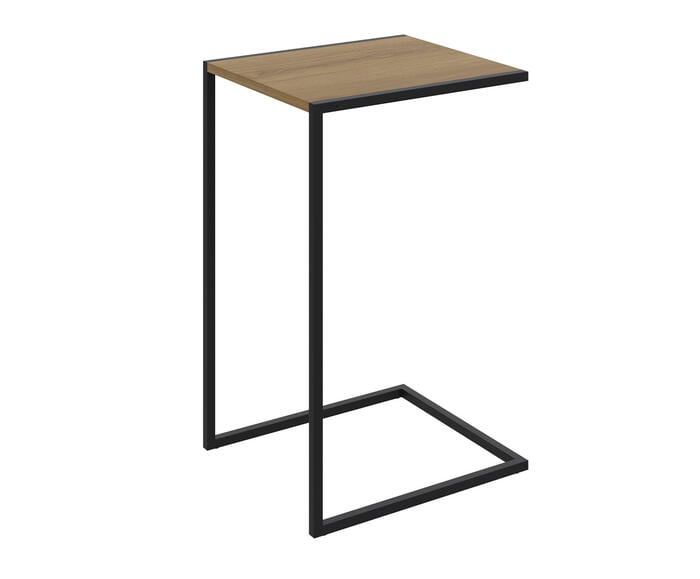 Mesa de Apoio para Sof&aacute; Hanover e Preto Industrial - image 0