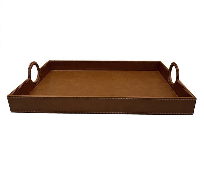Bandeja Decorativa Decorativa Prestige Marrom - image 0